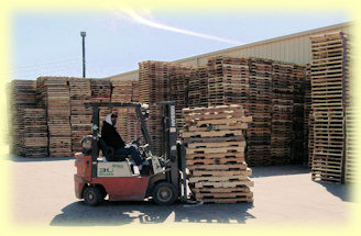 Direct Wood Products offers industrial pallets in a variety of materials!